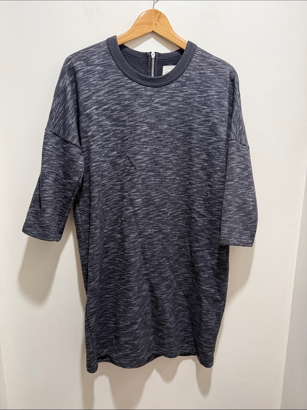 Wood Wood Marled Navy Tunic Dress Women’s Medium
